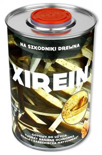 XIREIN skuteczny środek przeciw drewnojadom 1 l KORNIKI, KOŁATKI, SPUSZCZELE