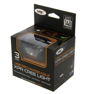NGT XPR Cree Light - 140 Lumens - latarka czołowa -Aukmulator