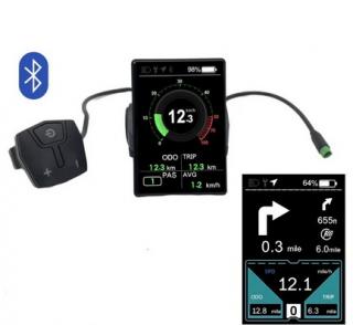 Wyświetlacz do roweru elektrycznego Bafang EB04 bluetooth nawigacja GPS BBS IOS Android