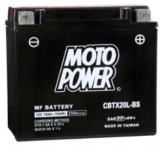 Akumulator MotoPower CBTX20L-BS