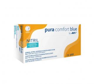 Ampri Puracomfort Blue, rękawice jednorazowe nitrylowe box 100 sztuk rozm L