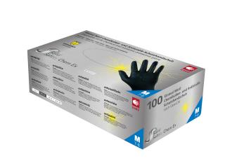 Ampri Solid Safety ChemEX, rękawice jednorazowe nitrylowe czarne box 100 sztuk rozm L