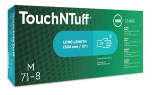Jednorazowe rękawice nitrylowe Ansell TouchNTuff 92-605 (300mm) – 100szt.