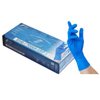 Jednorazowe rękawice nitrylowe Nitras 8340 Tough Grip N 300, kolor niebieski