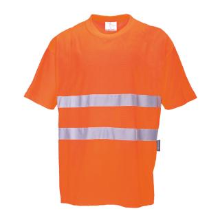 Koszulka odblaskowa Cotton Comfort Portwest pomarańczowa neonowa S172