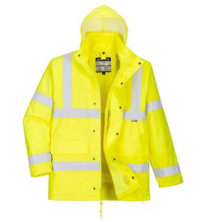 Przeciwdeszczowa kurtka robocza ostrzegawcza z ociepleniem 4w1 Portwest S468, kolor żółty