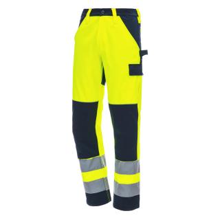 Spodnie ostrzegawcze do pasa Nitras MT Viz, kolor żółty - 50