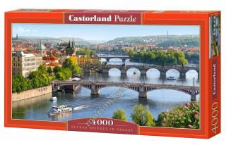 PUZZLE CASTOR 4000 el. Vltava Bridges in Prague