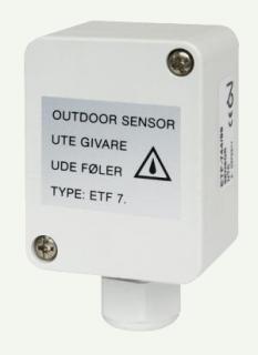 Zewnętrzny czujnik temperatury powietrza w hermetycznej obudowie ETF-744/99