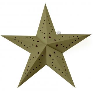 Gwiazda 50cm 10 LED Złota