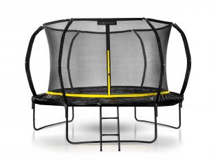 Trampolina ogrodowa Dla Dzieci 312 cm z siatką wewnętrzną PREMIUM LUXURY 10FT Drabinka