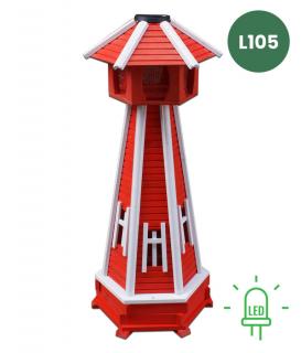 Latarnia Ogrodowe Drewniana LED 150cm L105