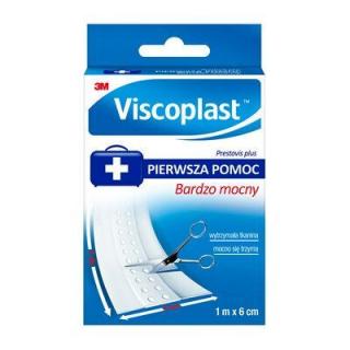 3M Prestovis Plus bardzo mocny - plaster z opatrunkiem na tkaninie 1mx6cm