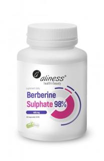 Aliness Berberine Sulphate 98% 400mg VEGE caps - 60 kaps.