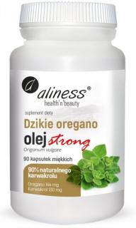 Aliness Dzikie oregano olej STRONG 100% naturalny - 90 kaps.