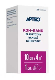 APTEO Koh-Band Elastyczny bandaż kohezyjny do podtrzymywania opatrunków 10cm x 4m 1szt.