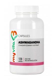 Ashwagandha ekstrakt 3% witanolidów 120 kaps.