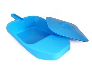 Basen sanitarny plastikowy - płaski - niebieski