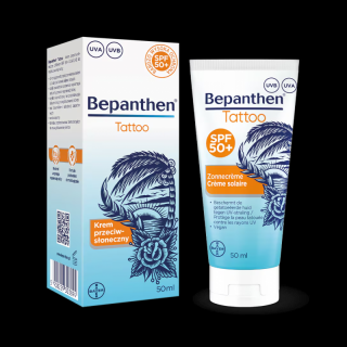 Bepanthen Tattoo Krem przeciwsłoneczny SPF50+ - 50g