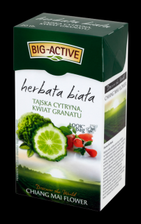 BIG-ACTIVE Herbata biała z tajską cytryną 20x2g