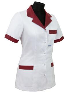 Bluza medyczna damska - klasyczna z odszyciem 003