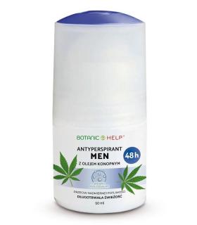 Botanic Help Antyperspirant MEN z olejem konopnym i srebrem koloidalnym dla mężczyzn 50ml