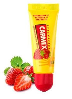 Carmex Strawberry balsam/pomadka do ust w tubce - truskawkowy - 10g