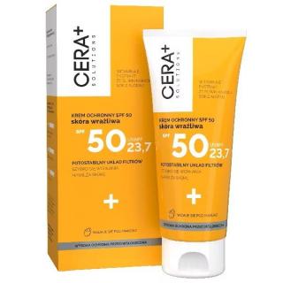 CERA+ Solutions Krem ochronny SPF 50 skóra wrażliwa - 50ml