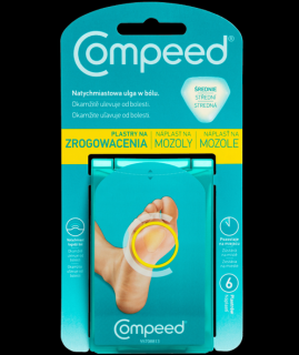 COMPEED Plastry na zrogowacenia - średnie - 6szt.