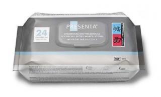 ConvaTec PRESENTA® Chusteczki do pielęgnacji i ochrony skóry wokół stomii (423524) - 24szt.