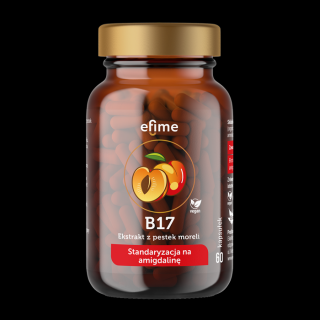 EkaMedica Efime B17 ekstrakt z pestek moreli - 60 kaps.