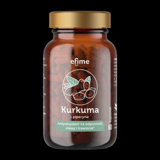 EkaMedica Efime Kurkuma i piperyna - 60 kaps.