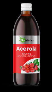 EkaMedica EKA Acerola Sok z Aceroli bez konserwantów - 500ml
