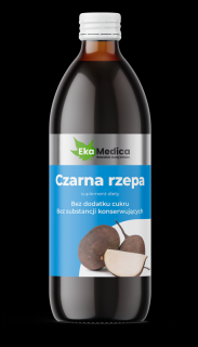 EkaMedica EKA Czarna rzepa Sok z Czarnej rzepy bez konserwantów - 500ml