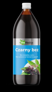 EkaMedica EKA Czarny bez Sok z Czarnego bzu bez konserwantów - 1000ml