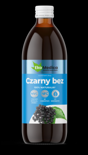 EkaMedica EKA Czarny bez Sok z Czarnego bzu NFC bez konserwantów - 500ml