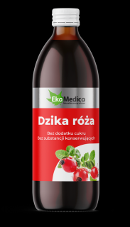 EkaMedica EKA Dzika róża Sok z Dzikej róży bez konserwantów - 500ml