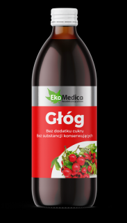 EkaMedica EKA Głóg Sok z Głogu bez konserwantów - 500ml