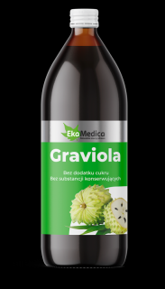 EkaMedica EKA Graviola Sok z Gravioli bez konserwantów - 1000ml