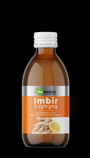 EkaMedica EKA Imbir z Cytryną Sok z Imbiru z Cytryną bez konserwantów - 250ml
