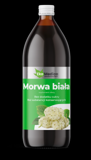 EkaMedica EKA Morwa biała Sok z Morwy białej bez konserwantów - 1000ml