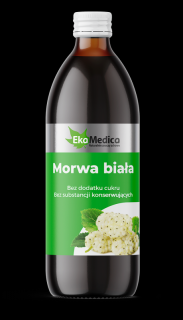 EkaMedica EKA Morwa biała Sok z Morwy białej bez konserwantów - 500ml