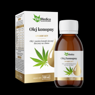 EkaMedica Olej konopny z witaminą E 100ml