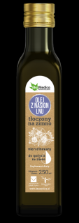 EkaMedica Olej lniany z witaminą E tłoczony na zimno 250ml