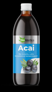 EkaMedica Sok z Acai bez konserwantów - 500ml