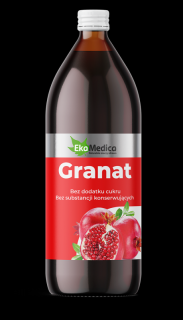 EkaMedica Sok z Granatu bez konserwantów - 1000ml