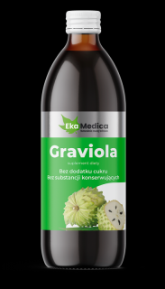 EkaMedica Sok z Gravioli bez konserwantów - 500ml