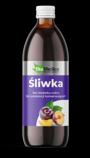 EkaMedica Sok ze Śliwki bez konserwantów - 500ml