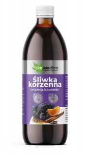 EkaMedica Sok ze Śliwki korzenny bez konserwantów - 500ml