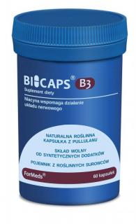 FORMEDS BICAPS B3 niacyna na układ nerwowy i zdrową skórę - 60 kaps.